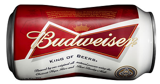 Budweiser Bowtie Can